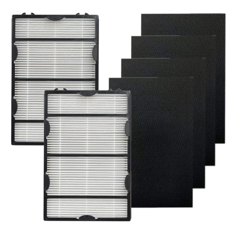 PUREBURG Replacement Filter Compatible with Holmes HAP8615 HAP633 HAP8625 HAP8650B HAP8650B-NU & Biaonaire GE 106633 Air Purifiers,2-Pack HAPF600 + HAPF60 - Image 1